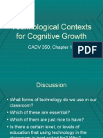 Technological Contexts For Cognitive Growth - Outline