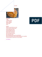 How To Make A Delicous Pancake