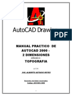 Manual de Autocad para Topografia