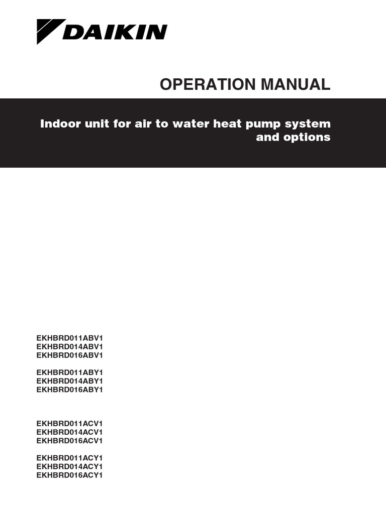 Daikin One+ Thermostat Manual