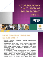 Latar Belakang Patient Safety