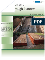 Infiltration and Flow Through Planters For Droughts