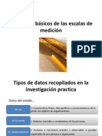 Conceptos Básicos de Las Escalas de Medición