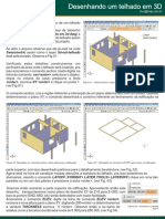 AutoCAD 3D - Como Desenhar Um Telhado em 3d