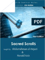 Sacred Scrolls Master Notes