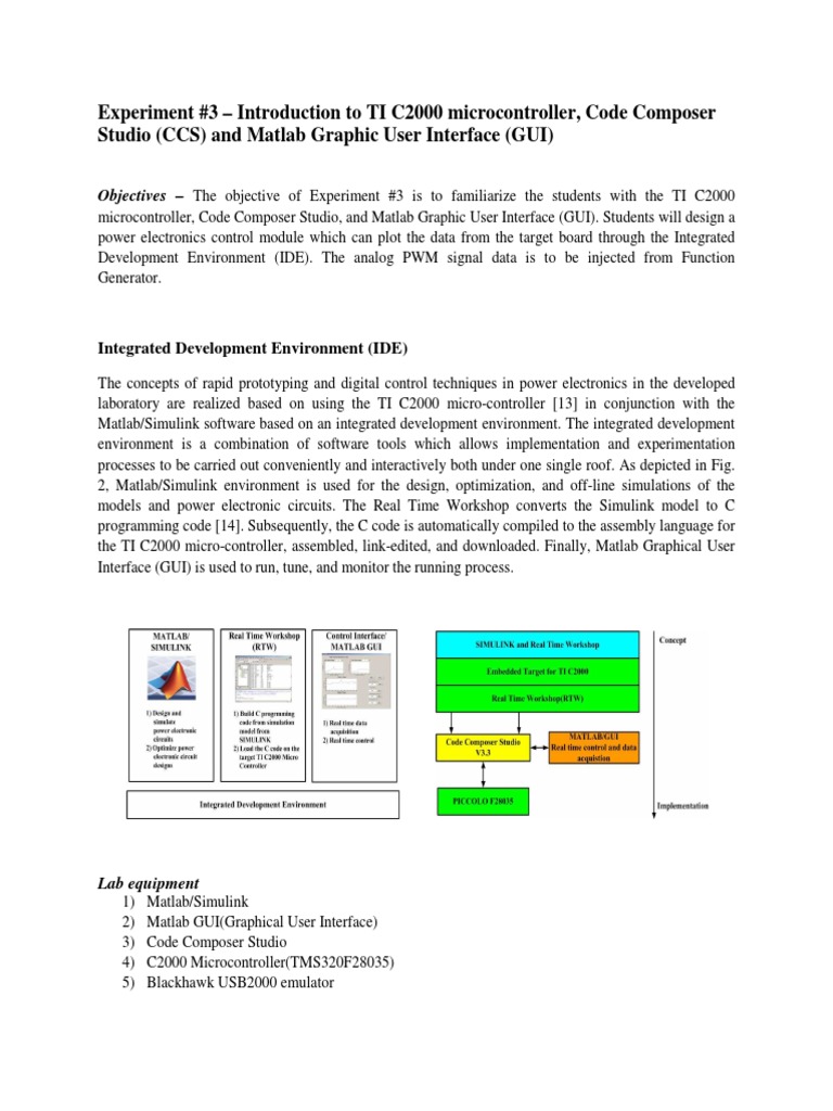 C2000 Matlab Interface PDF Analog To Digital Converter Matlab