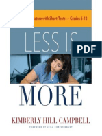 Less is More Teaching Literature With Short Texts, Grades 6-12