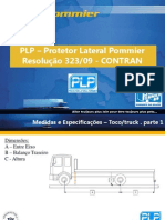 Medidas e especificações de PLP para caminhões e carretas