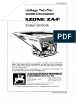 AMAZONE ZA-F 604 Uputstvo Za Koristenje I Odrzavanje
