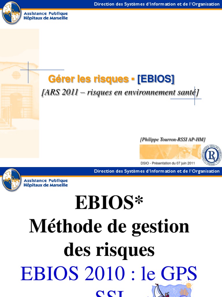 Gestion des risques avec EBIOS 2010 | PDF | Sécurité des systèmes d ...