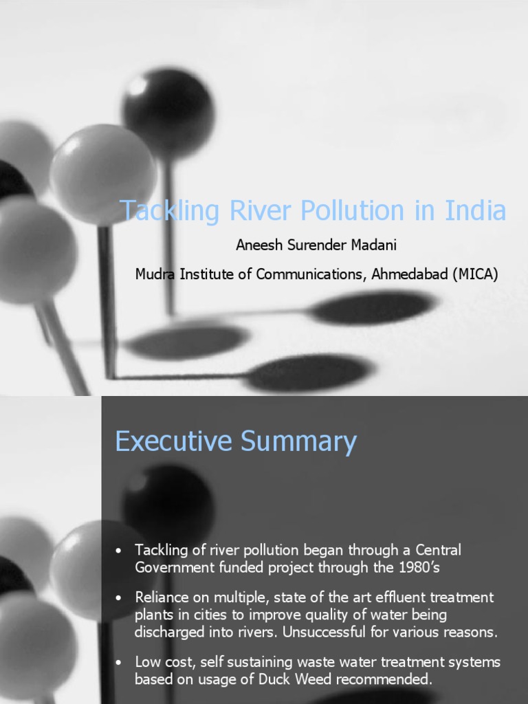 Sustainable River Pollution Solutions | PDF | Wastewater | Water Pollution