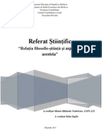 Referat Stiintific Filosofie