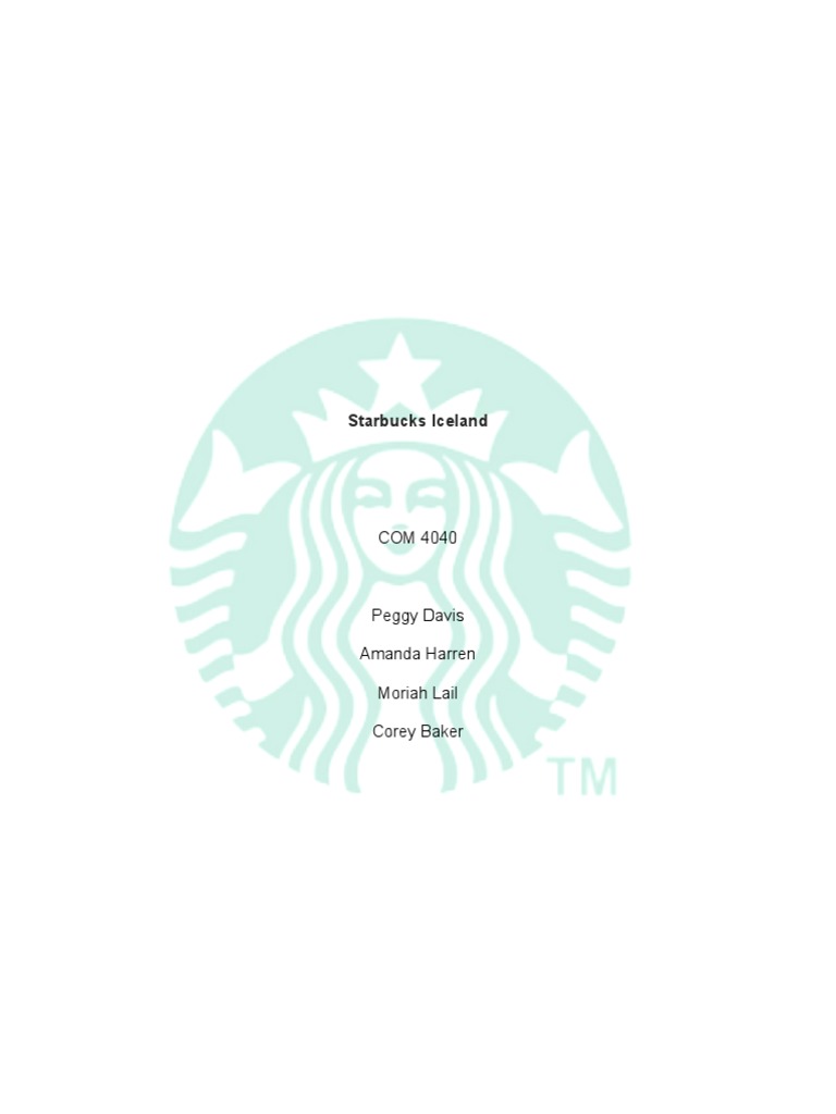 Starbucks Iceland PDF Starbucks Marketing
