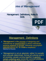 Principle of Management