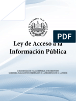 Ley de Acceso A La Información Pública