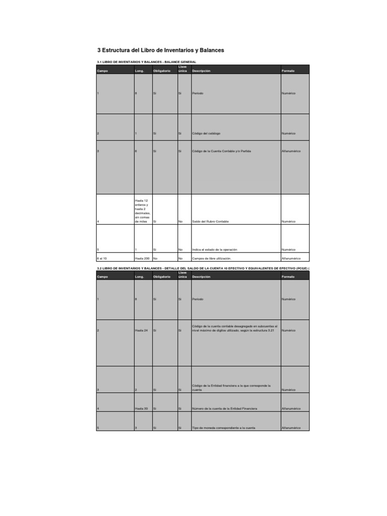 3+Libro+Inventarios+y+Balances+PLE+ver+3 0 | PDF | Decimal | Contabilidad
