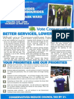 Brunswick Park Conservatives in Touch Leaflet May 2014