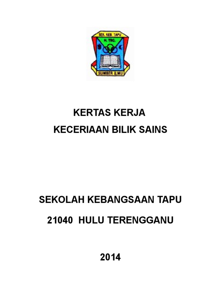 Kertas Kerja Pembangunan Makmal SAINS