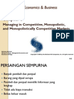 Managerial Economics & Business Strategy: Managing in Competitive, Monopolistic, and Monopolistically Competitive Markets