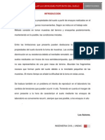 Carga Estatica para Hallar La Capacidad Portante Del Suelo