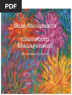 classroom management plan