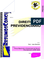 AFR1009 PRV Direito Previdenciario