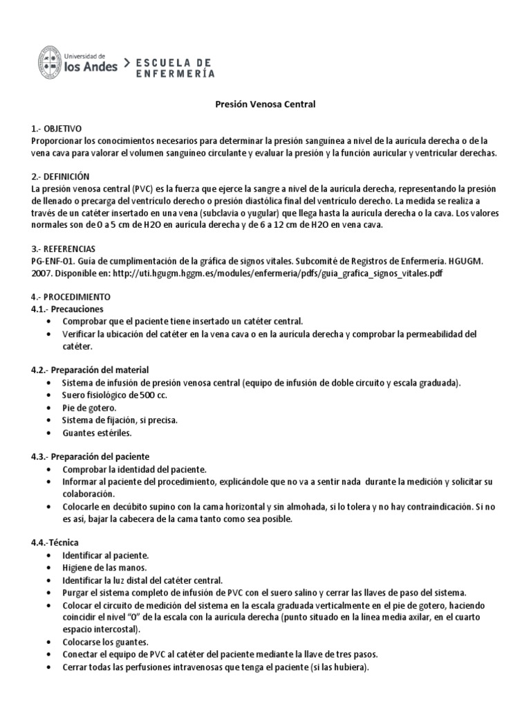PVC Adulto PDF Vena Enfermería