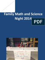 Family Math and Science Night 2014