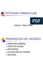 Patologia Apendicular Ani