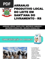 Arranjo Produtivo Local do Leite em Sant'ana do Livramento - RS