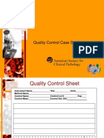 Quality Control Case Studies