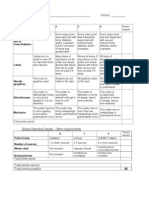 Name(s) : - Period: - Poster Rubric