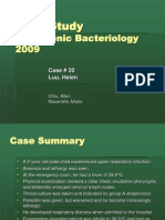 Case Study: Pathogenic Bacteriology 2009
