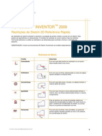 Restrições de Sketch 2D Referência Rápida