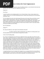 Character Reference Letter - Personal Friend or Colleague ...