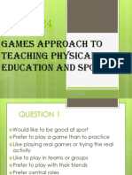 Games Approach To Teaching Physical Education and Sport