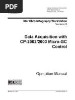 Data Acquisition With CP-2002/2003 Micro-GC Control: Operation Manual