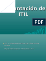 Implantación de ITIL ESCRITORIO