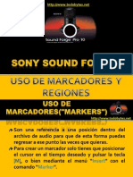 2 Sony Sound Forge Marcadores Regiones