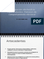 Presentación proyecto Participación electoral para CESA AC