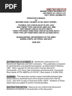 Download Operators Manual for Machine Guns Cal 50 by Chuck Achberger SN22254674 doc pdf