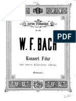 w.f. Bach- Sonata for 2 Hapsicord