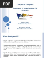 Lec 2 Introduction of OpenGL