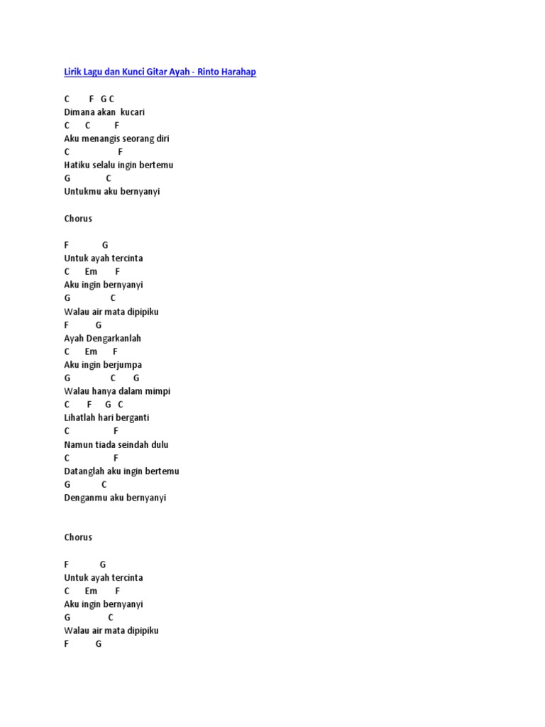 All Lirik Lagu Yang Terdalam Dengan Kunci Gitar Powiat Bielsko Biala