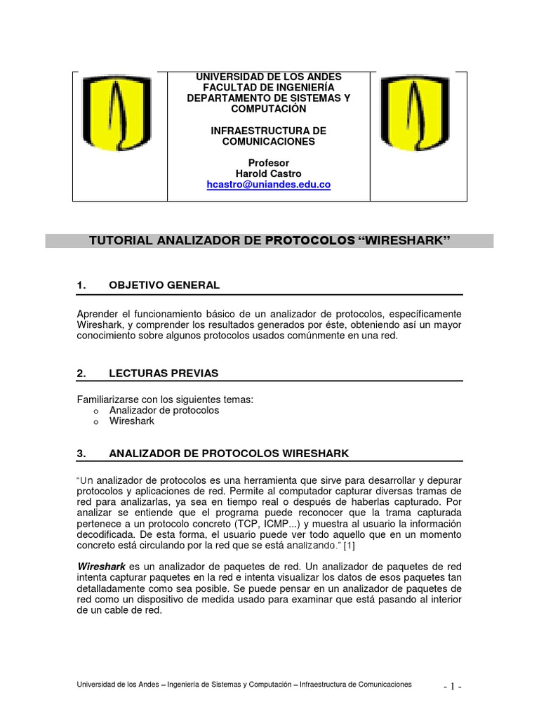 Tutorial Wireshark Rev 1 | PDF