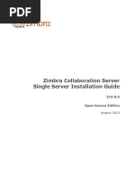 Zimbra Collaboration Server Single Server Installation Guide