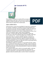 Como Recarregar Cartucho HP 75 em 7 Passos