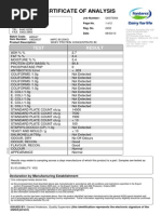 SAMPLE of Declaration of Compliance (DOC) For Food Contact Materials ...