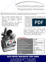 BH (DQ-180A) Multi Functional Vegetable Cutter (Brochure)