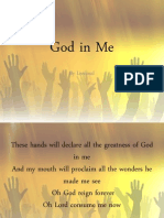God in Me: by Liveloud